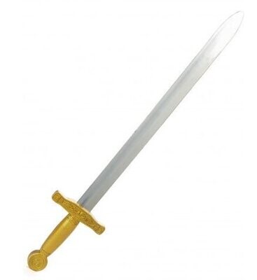 Epée chevalier médiéval enfant en plastique 65 cm, retrait magasin 1h, livraison sous 5 jours