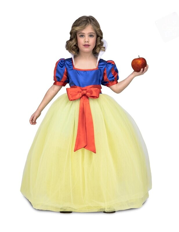 Déguisement princesse de bal jaune et bleu fille 5 - 6 ans, retrait magasin 1h, livraison sous 5 jours