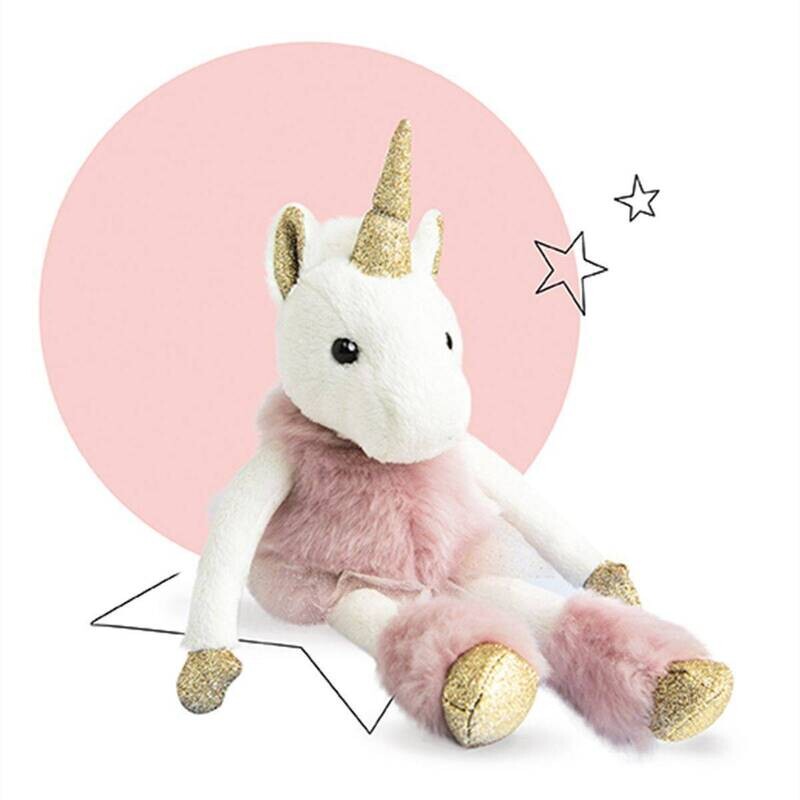 Licorne pailletée 25 cm HO2765, retrait 1h, livraison sous 5 jours