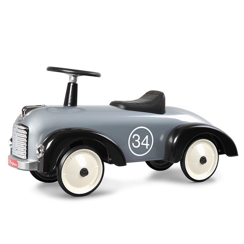Baghera - Speedster Porteur bébé gris métallisé, retrait magasin 1h, livraison sous 5 jours