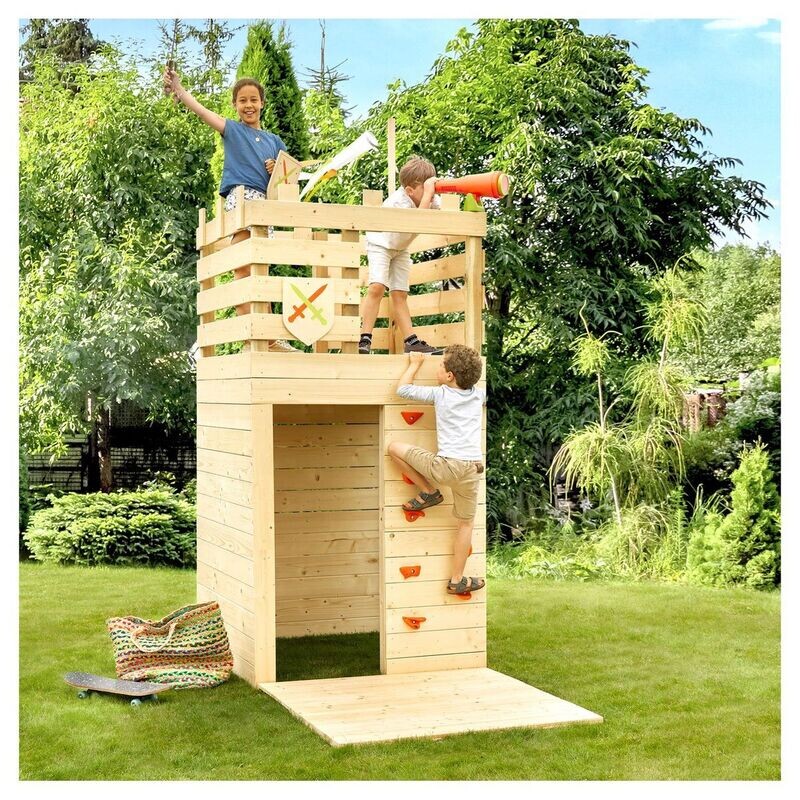 Soulet Tour Maisonnette en bois pour enfant - Knight, livraison sous 15 jours