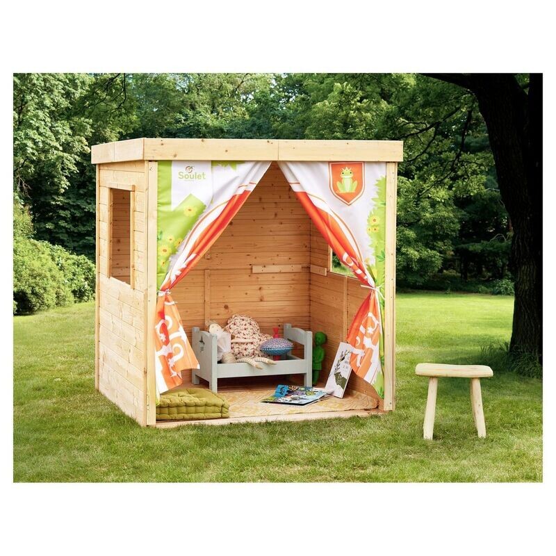 Soulet Maisonnette en bois et tissu - Princesse, retrait magasin 1h, livraison sous 5 jours