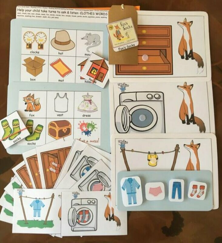 Fox’s Socks 2 Word Level Picture Pack (no book)