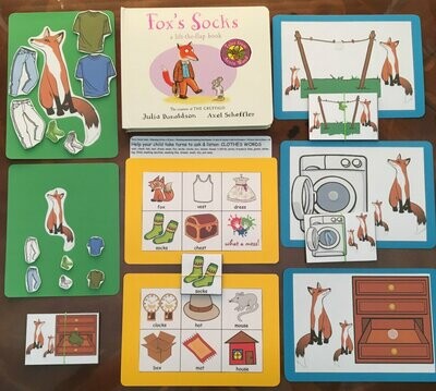 Fox’s Socks 4 Word Level Pack with Board Book