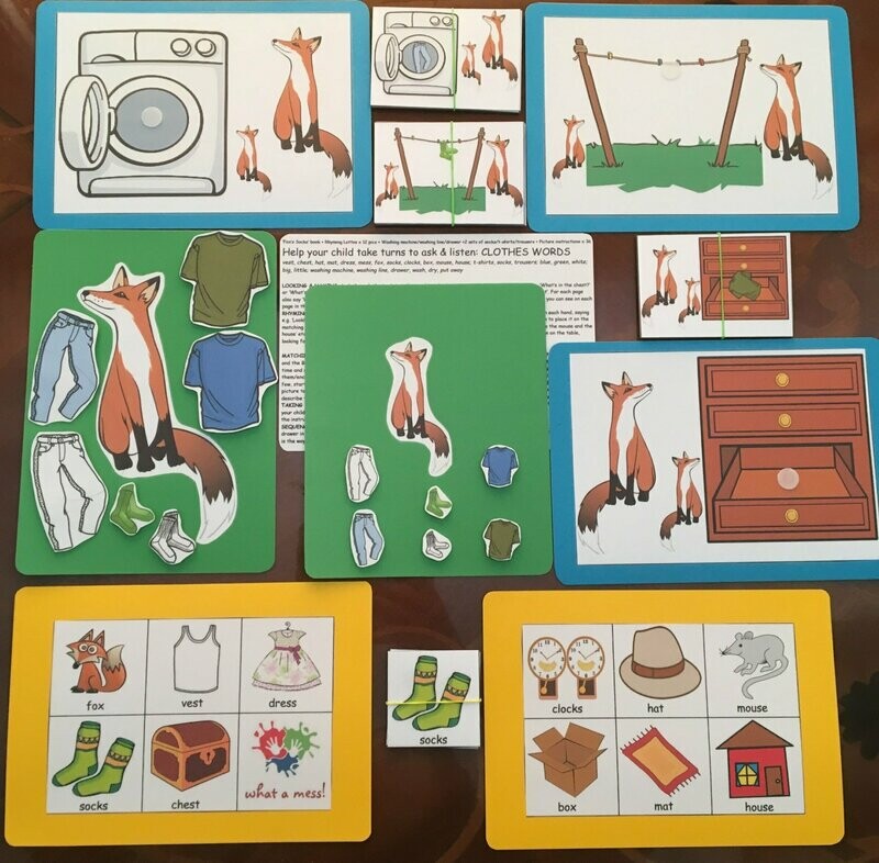Fox’s Socks 4 Word Level Picture Pack (no book)
