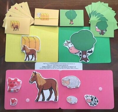 Big and Little Farm Animals 4WL Picture Pack