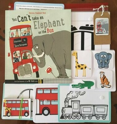You Can’t Take an Elephant on the Bus 2 Word Level Pack with Paperback Book