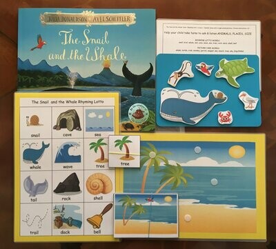 The Snail and the Whale 2 Word Level Pack with Paperback Book