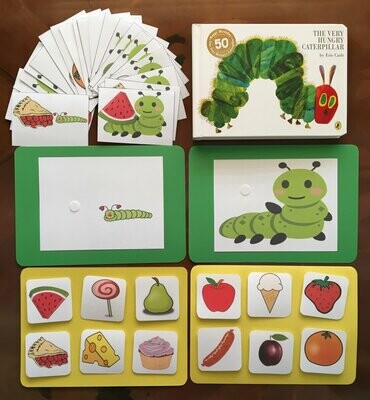 The Very Hungry Caterpillar 2 Word Level Pack with Board Book