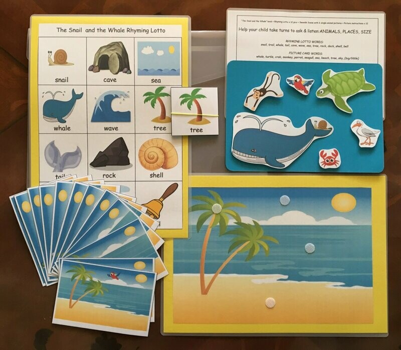 The Snail and the Whale 2 Word Level Picture Pack (no book)