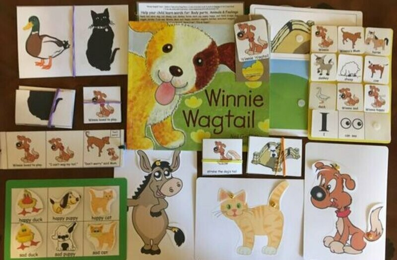 Winnie Wagtail Bumper 3 Word Level Pack with Paperback Book