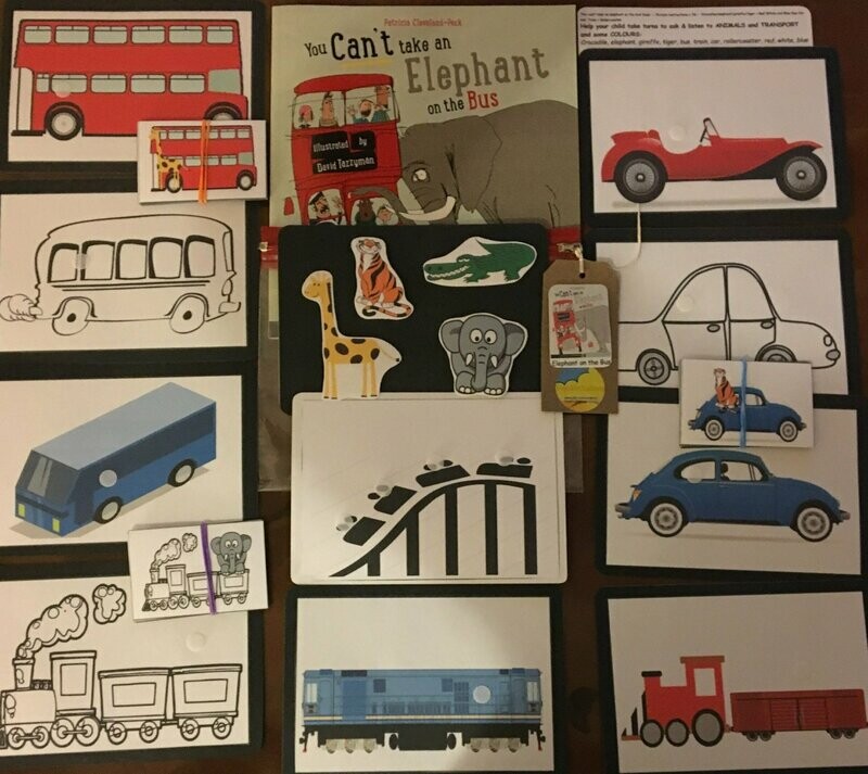 You Can’t Take an Elephant on the Bus 3 Word Level Pack with Paperback Book