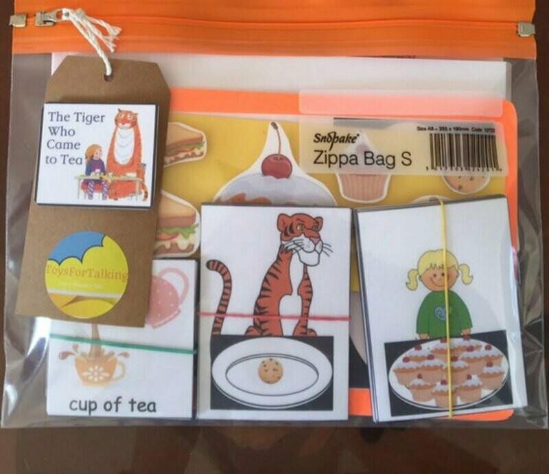 The Tiger Who Came to Tea 3 Word Level Picture Pack (no book)