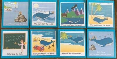 The Snail and the Whale Story Sequencing Cards
