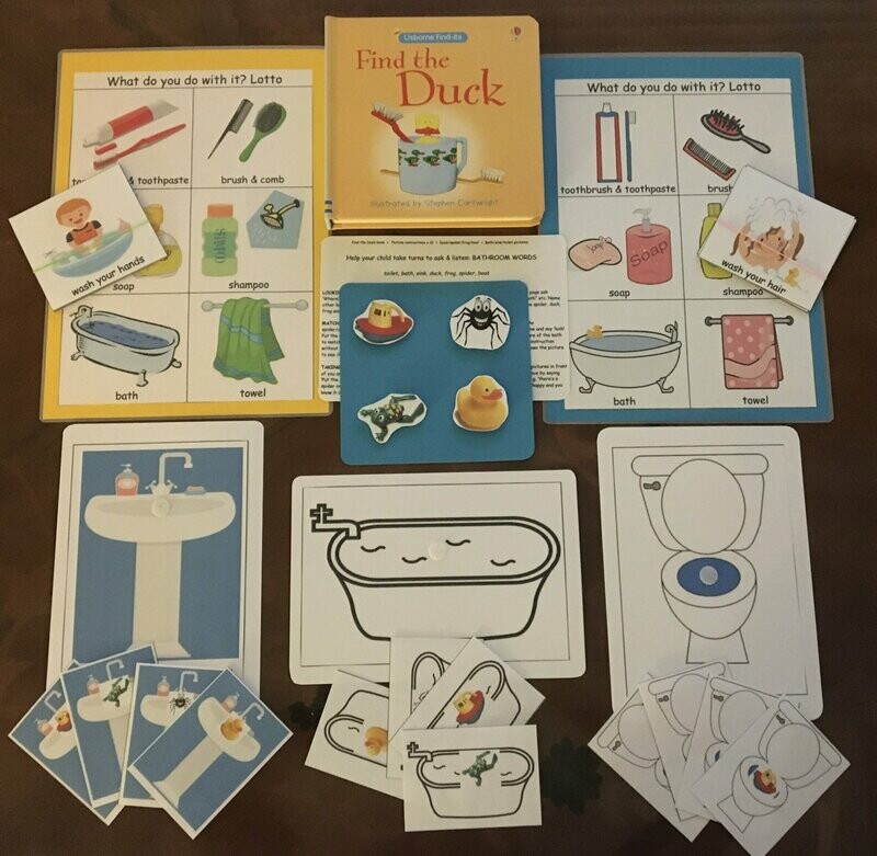 Find the Duck 2 Word Level with Board Book