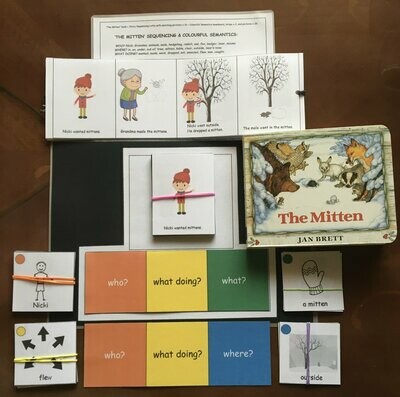 The Mitten Story Sequencing and Colourful Semantics Pack