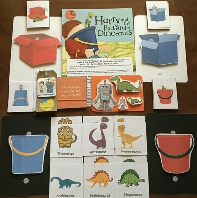 Harry and the Dinosaurs 5WL Pack with Paperback Book