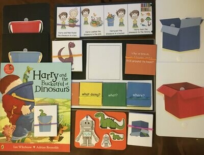 Harry and the Dinosaurs Bumper Pack 5WL with Sequencing and Colourful Semantics Games