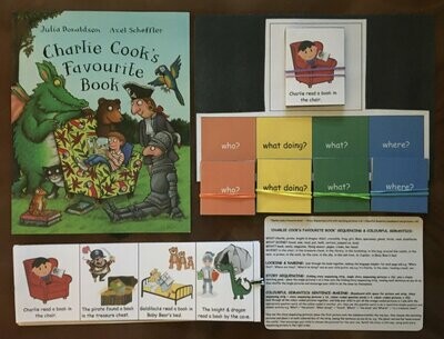 Charlie Cook’s Favourite Book Story Sequencing and Colourful Semantics pack