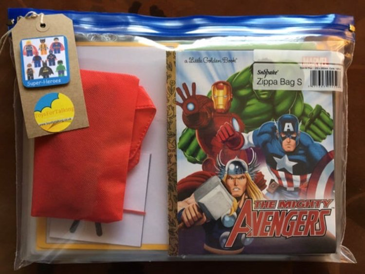 Blank Levels 1-4 Therapy Pack Superheroes