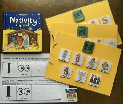 Nativity Flap Book with I Can See Commenting Activities
