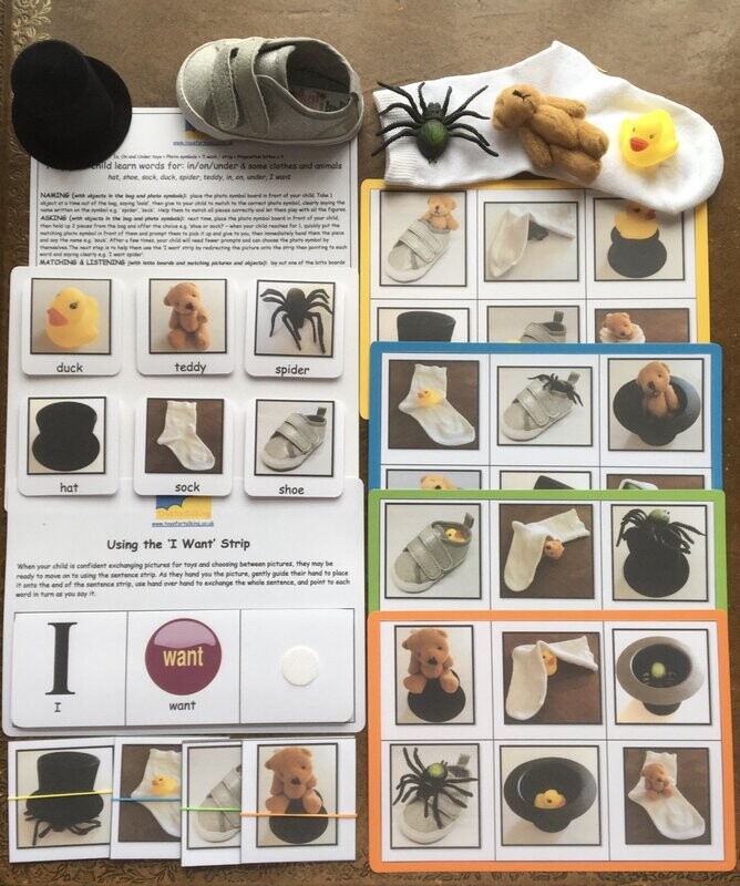 In On Under Toys 3 Word Level Prepositions Pack