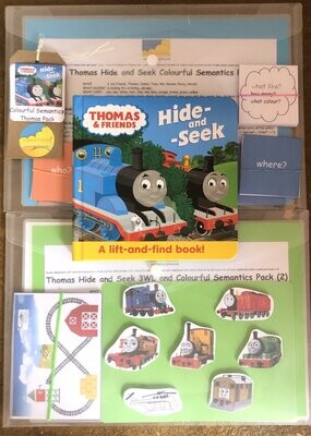 Thomas Hide and Seek 3 Word Level and Colourful Semantics Pack