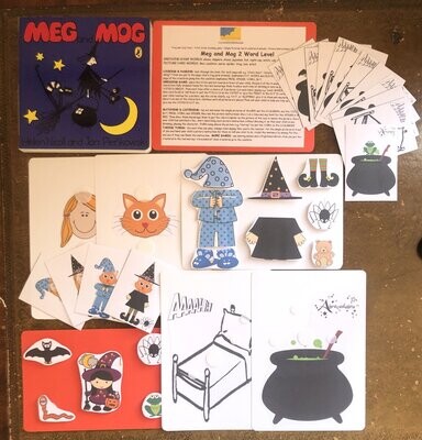 Meg and Mog 2 Word Level Pack with Board Book