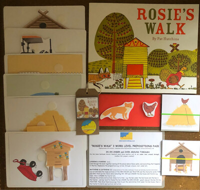 Rosie’s Walk 3 Word Level Pack with Paperback Book