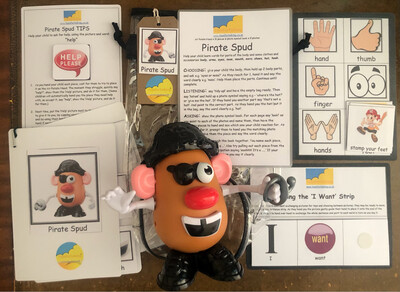 Pirate Spud Picture Exchange and Action Lotto Pack