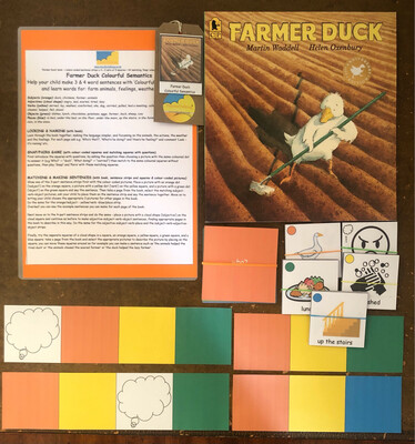 Farmer Duck Colourful Semantics Pack with Paperback Book