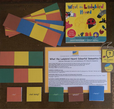 What The Ladybird Heard Colourful Semantics Pack With Board Book