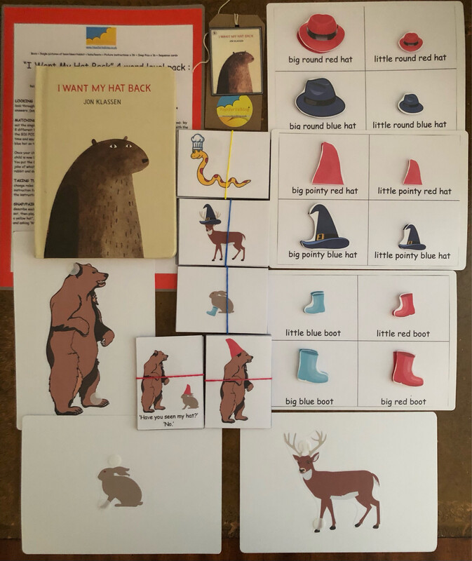 I Want My Hat Back 4WL Pack with Board Book