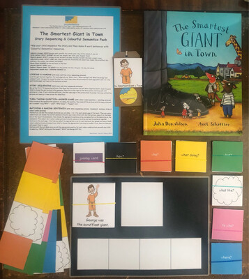 The Smartest Giant In Town Story Sequencing And Colourful Semantics Pack