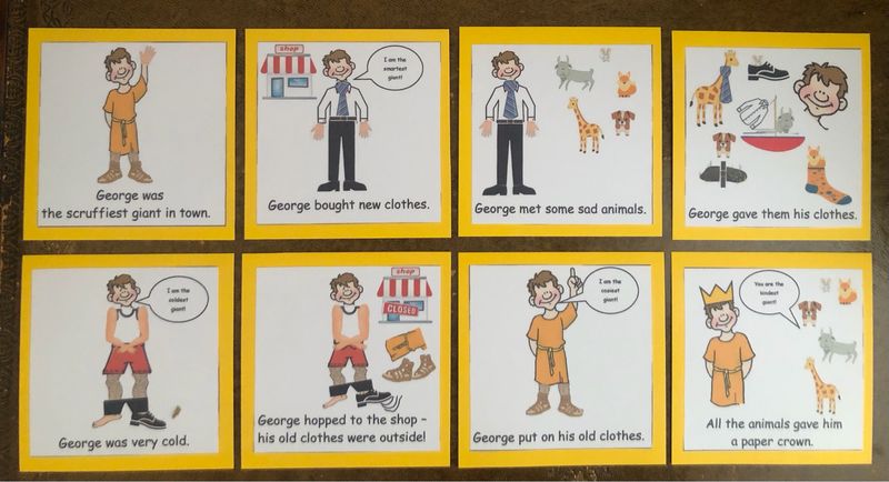 The Smartest Giant In Town Sequencing Cards
