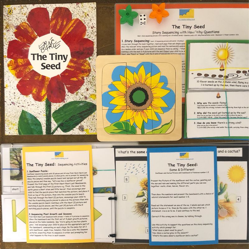 ‘The Tiny Seed’ Story Sequencing with Why And How Bumper Pack