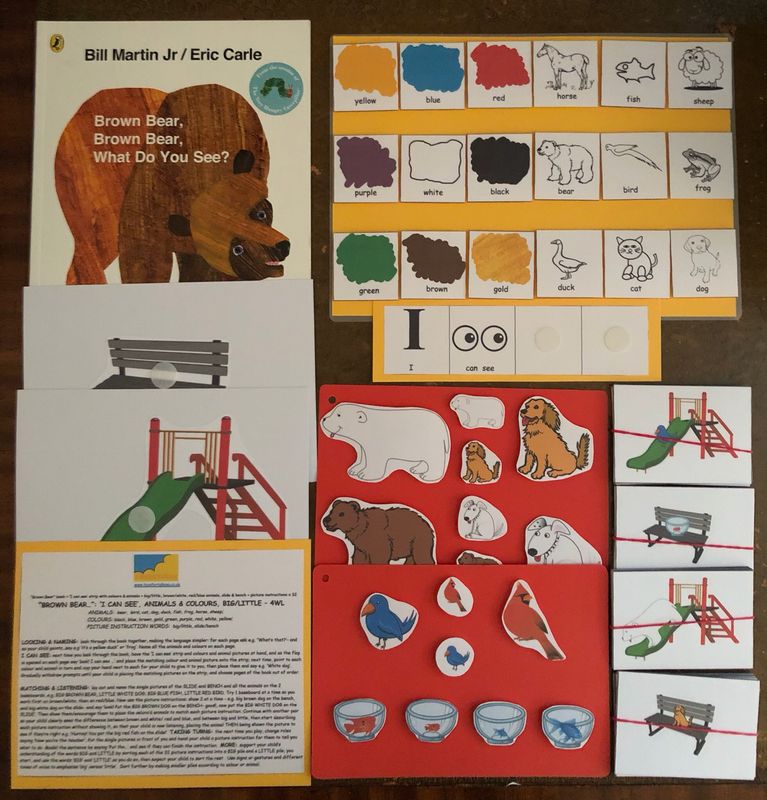 Brown Bear What Do You See 4 Word Level Pack with Paperback Book