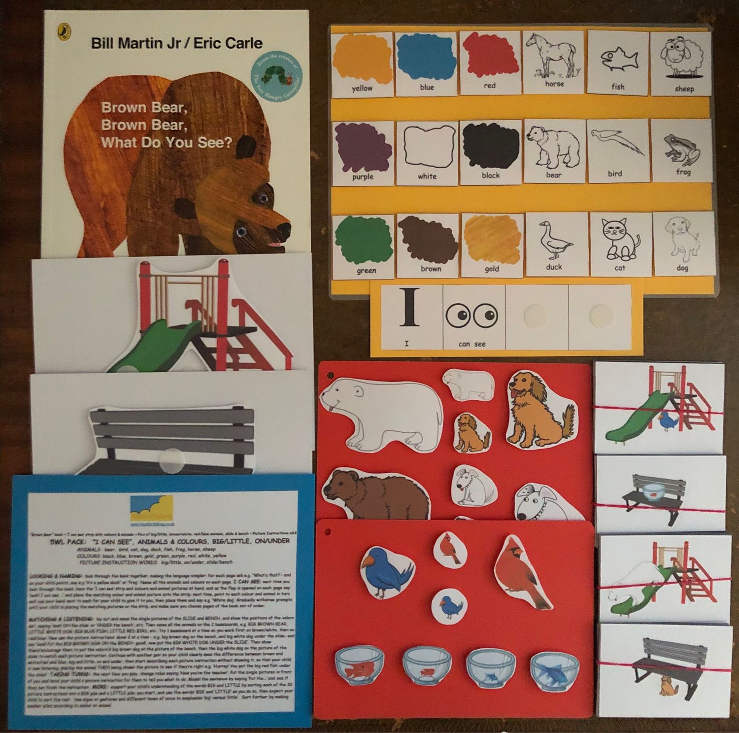 Brown Bear 5 Word Level & Commenting Pack with Paperback Book