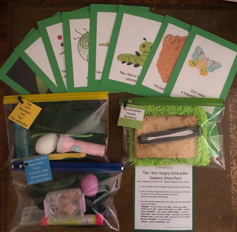 The Very Hungry Caterpillar Sensory Story Pack (no book)