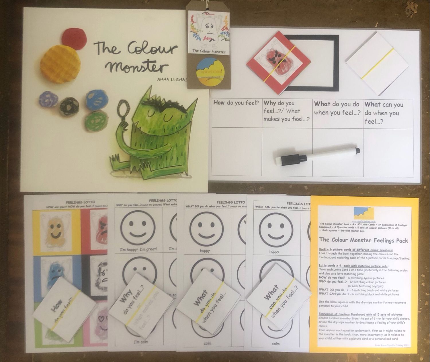 The Colour Monster Feelings Pack
