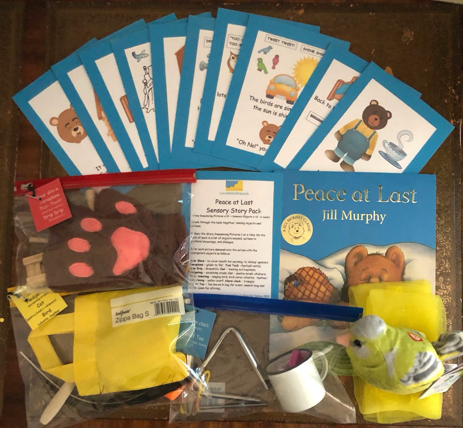 Peace At Last Sensory Story Pack With Paperback Book