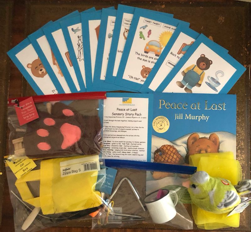 Peace At Last Sensory Story Pack With Paperback Book