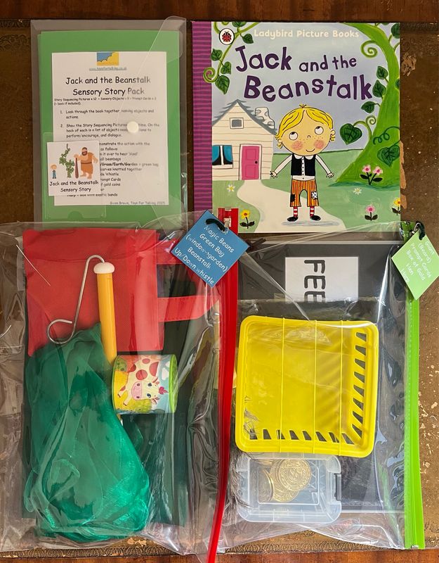 Jack And The Beanstalk Sensory Story Pack with Paperback Book