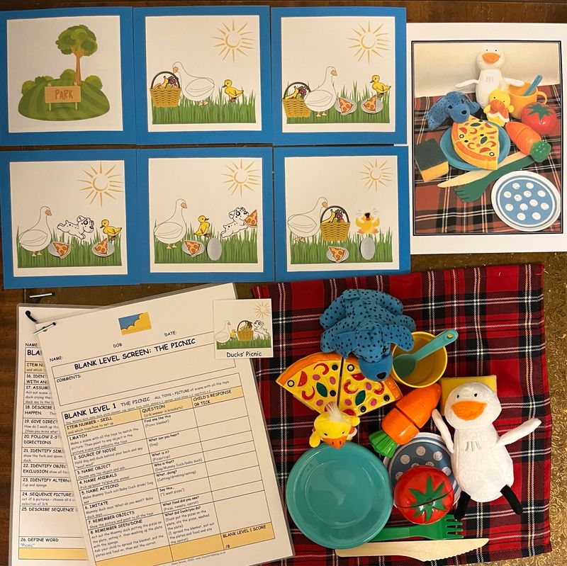 Blanks Levels Screen - Ducks’ Picnic