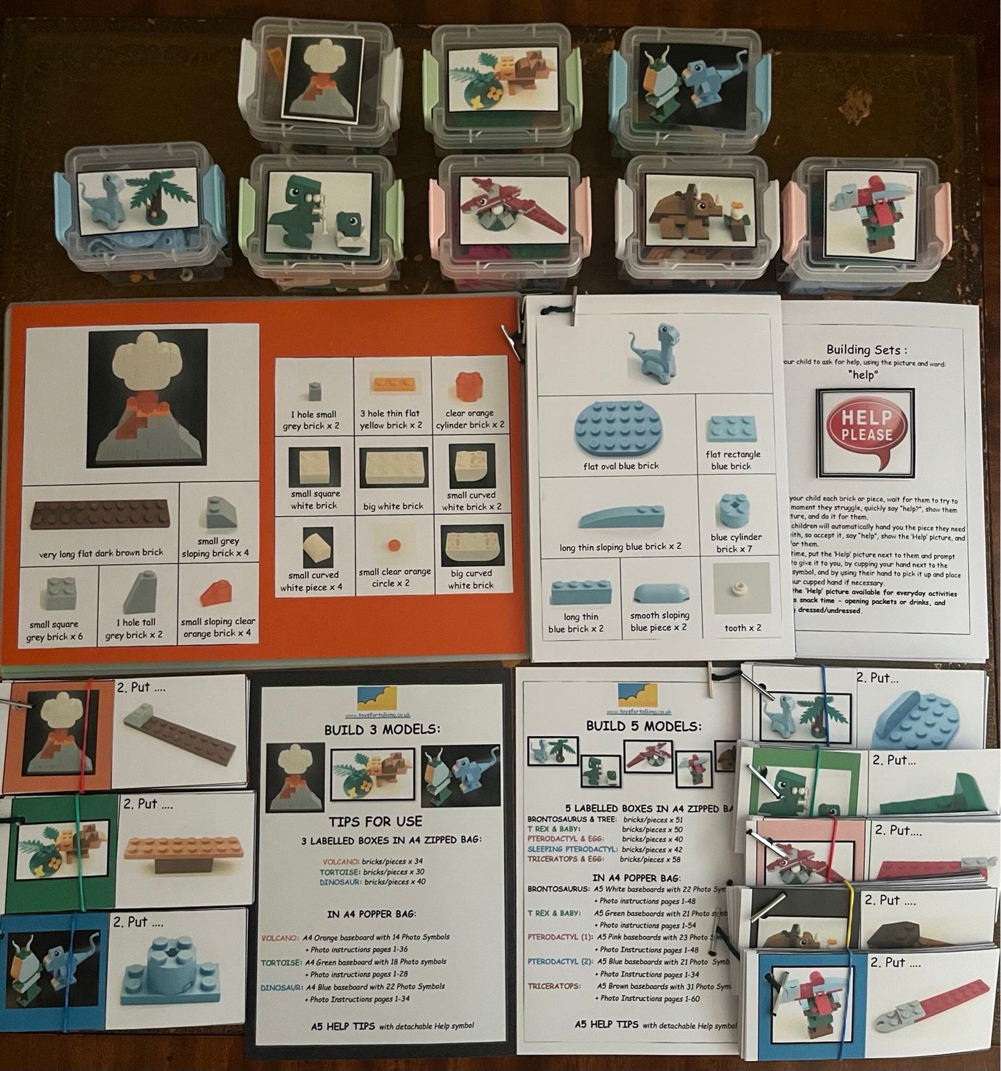 Build 8 Dinosaur Models (Small Bricks Building Set) Build 8 Dinosaur Models (Small Bricks Building Set)