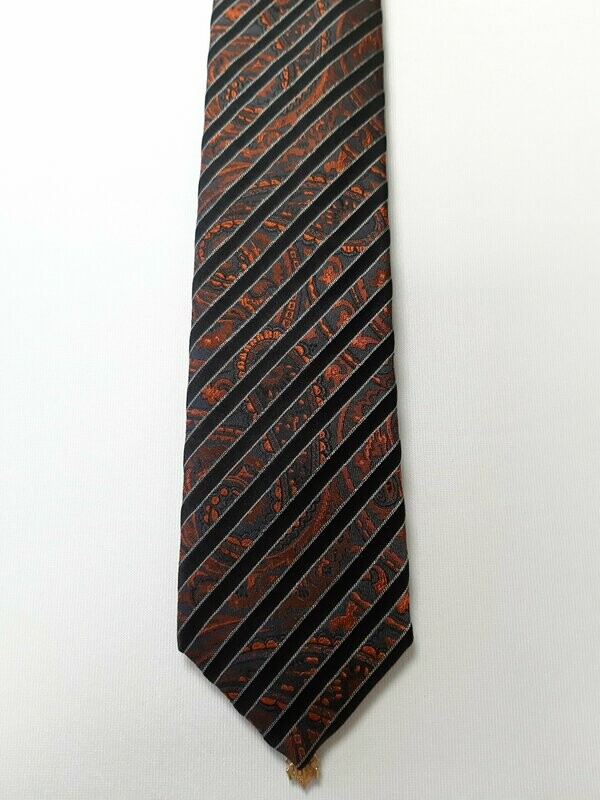 Paisley Streifen orange