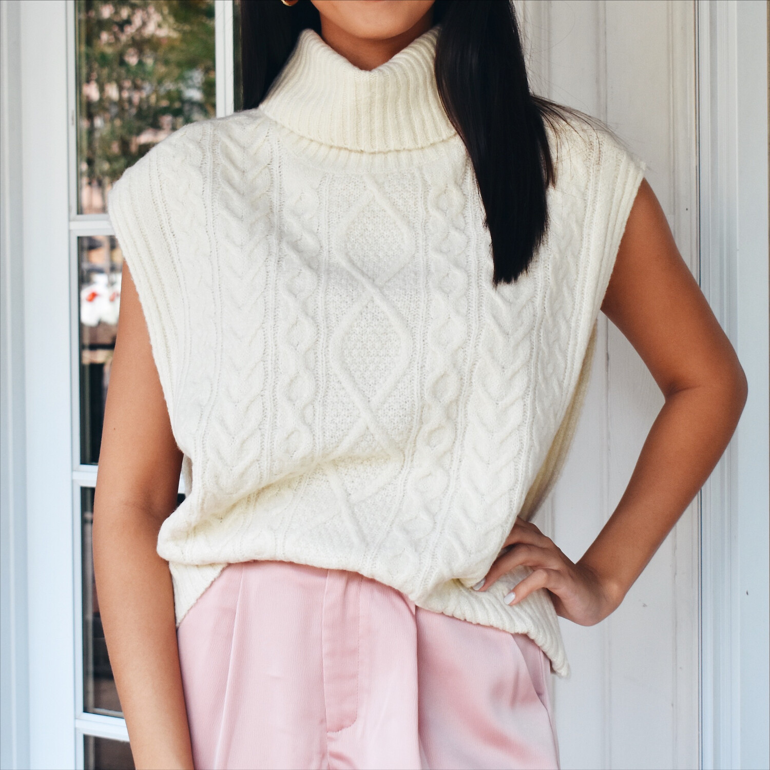 Ivory Cable Sweater