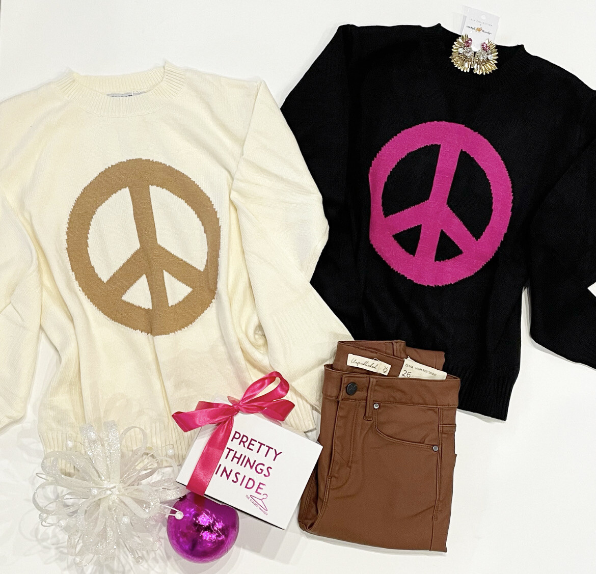 World Peace Sweater (Beige)