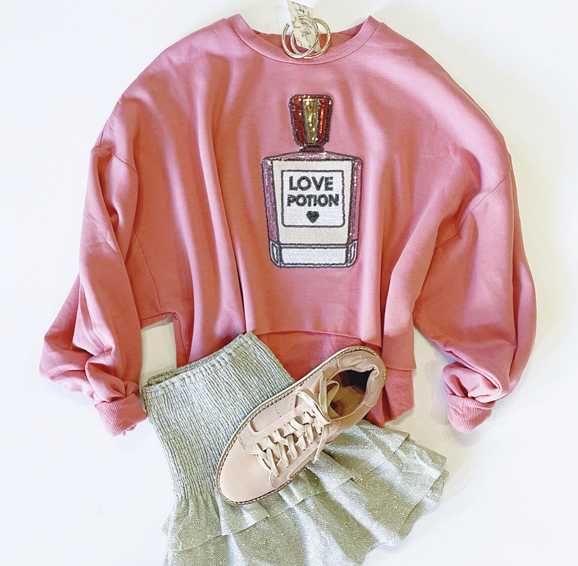 Love Potion Sequin Sweatshirt