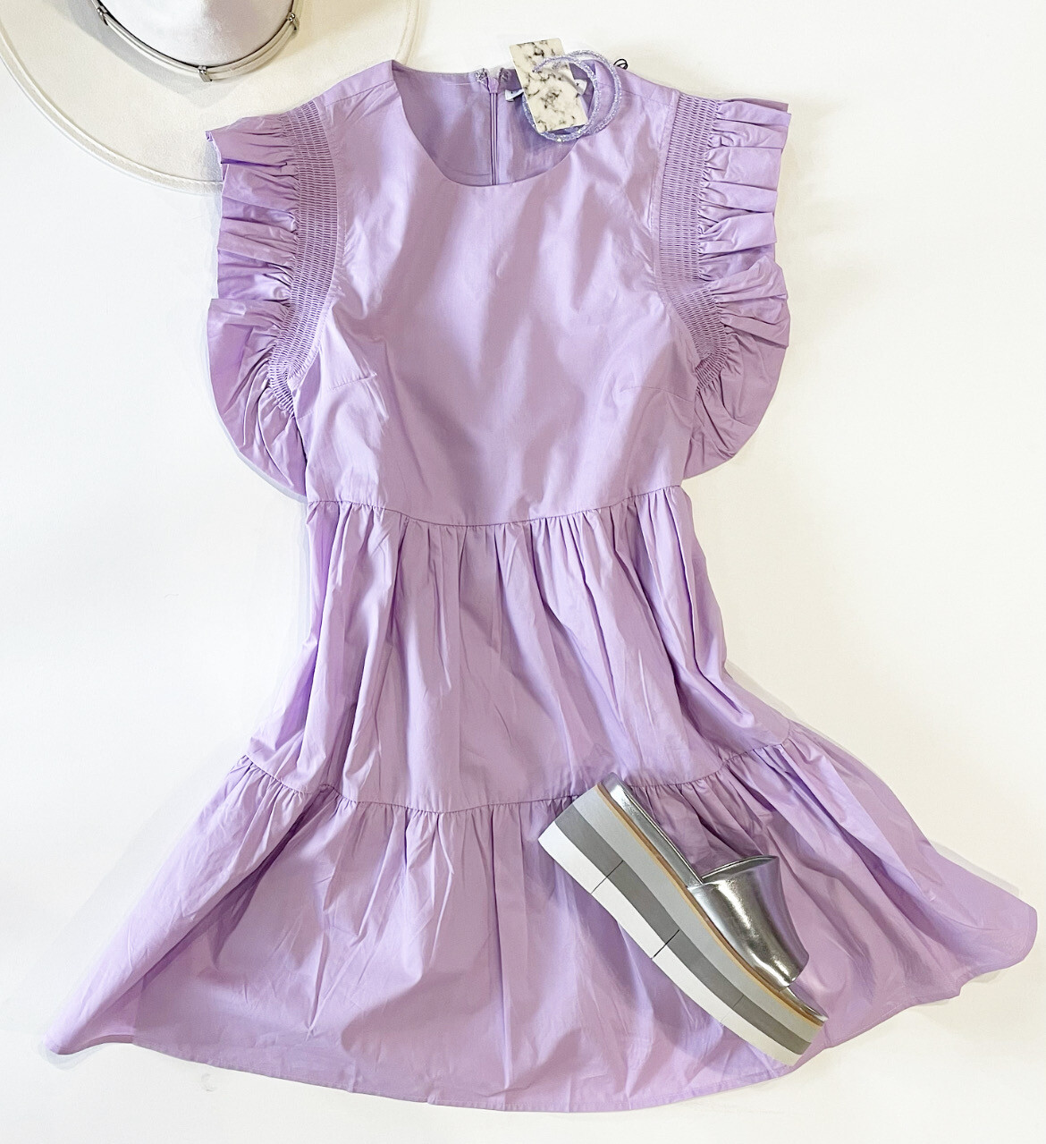 Lavender Poplin Dress